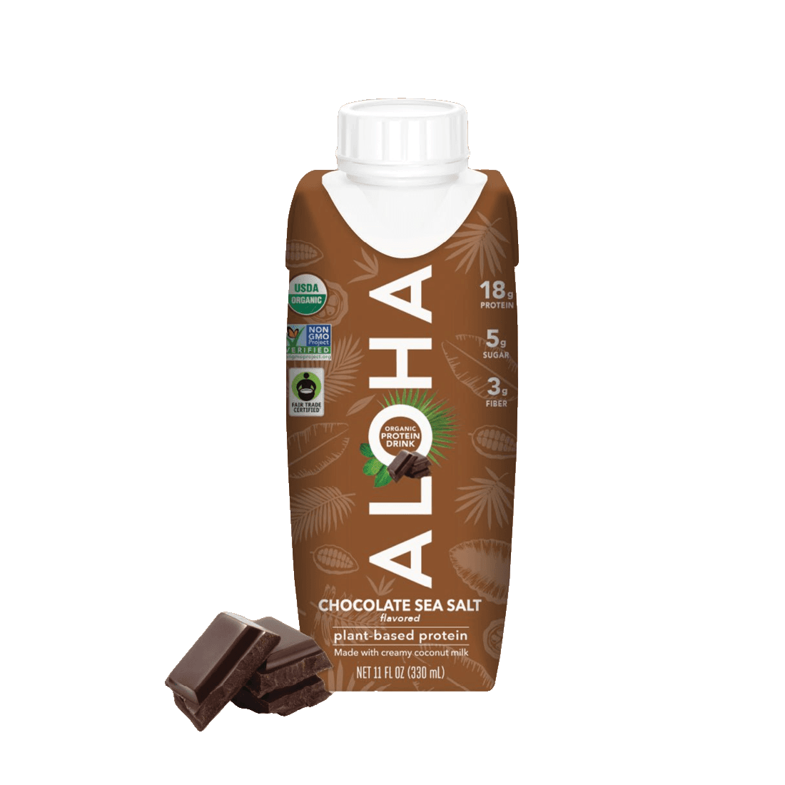 ALOHA Organic Protein Drink — Chocolate Sea Salt