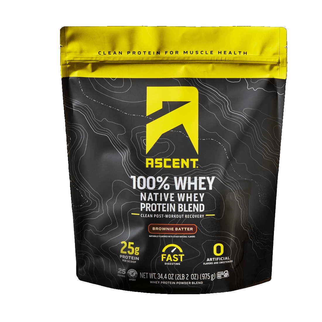 Ascent Ascent Native Whey Protein — Brownie Batter