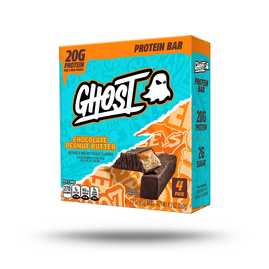 Ghost Ghost Protein Bar — Chocolate Peanut Butter (4-pack)