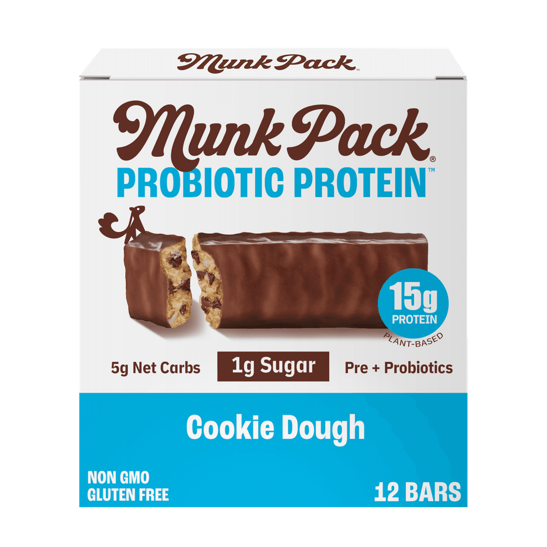 Munk Pack Munk Pack Probiotic Protein Bar — Cookie Dough