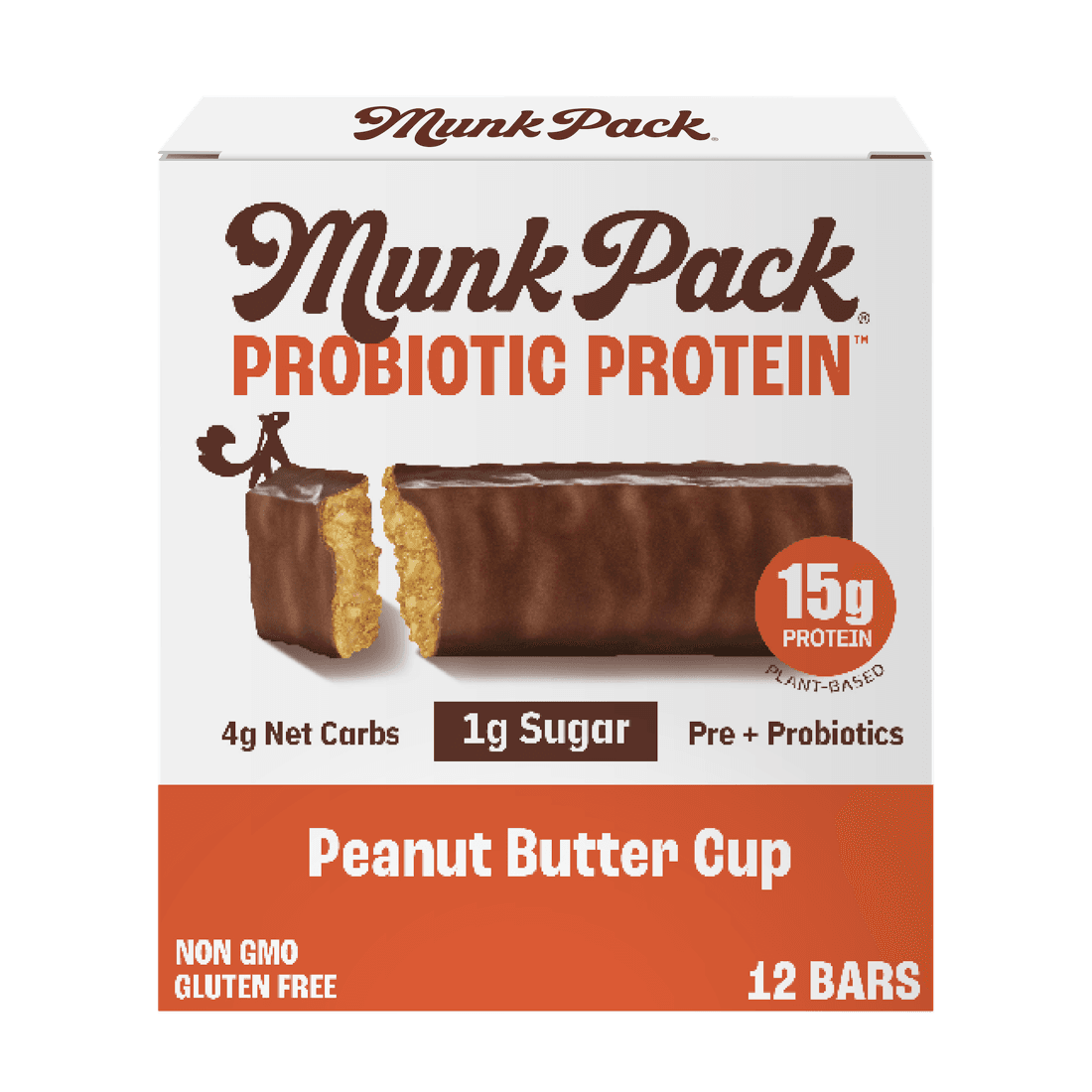 Munk Pack Munk Pack Probiotic Protein Bar — Peanut Butter Cup