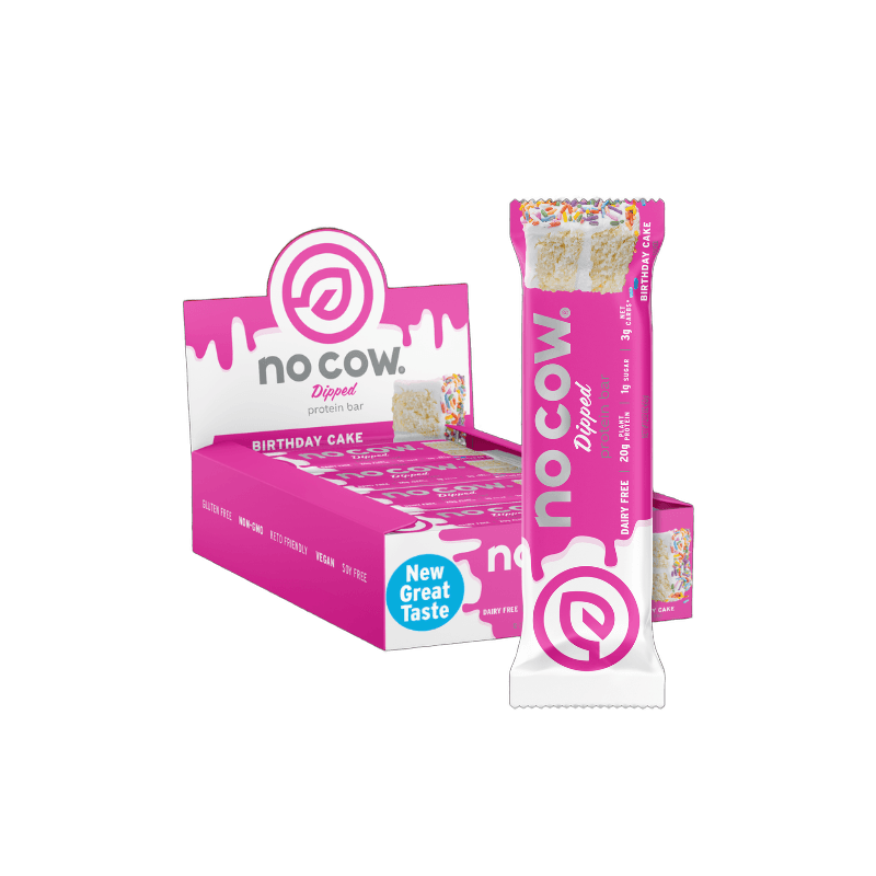 No Cow No Cow Protein Bar — Birthday Cake