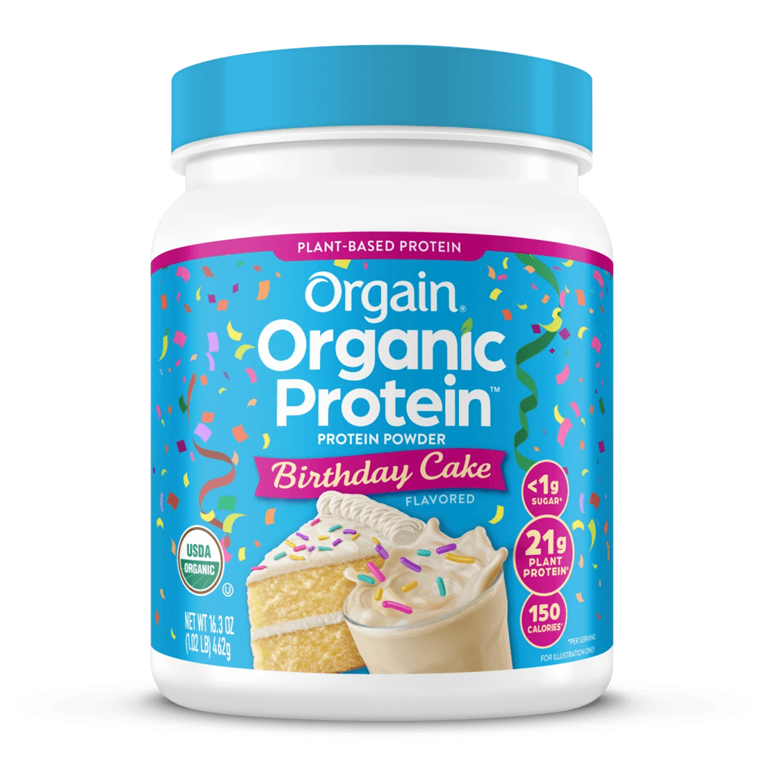 Orgain Orgain Organic Plant Protein — Birthday Cake