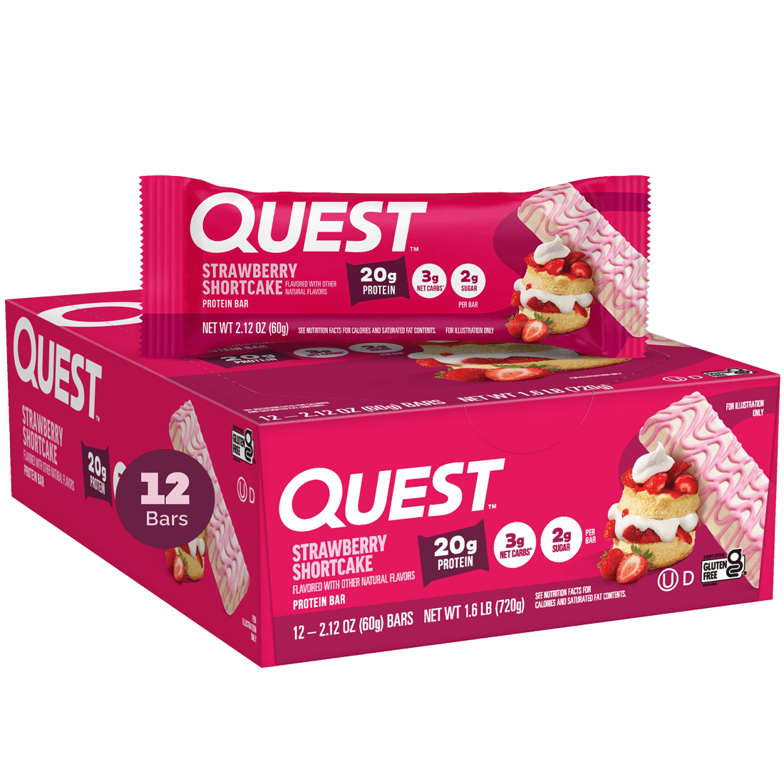 Quest Quest Protein Bar — Strawberry Shortcake