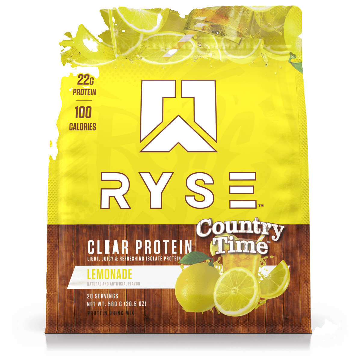 RYSE Clear Protein — Country Time Lemonade