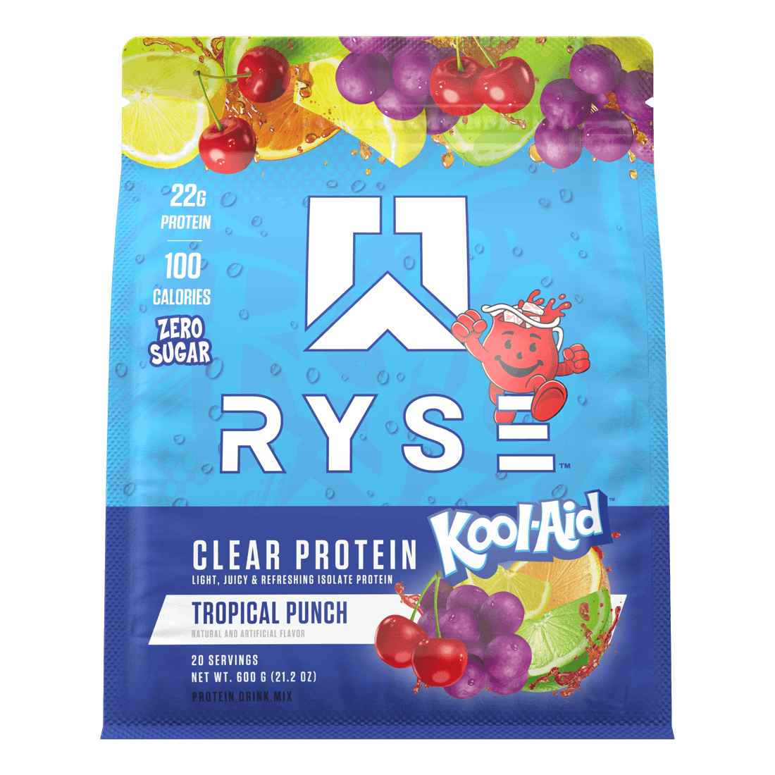 RYSE Clear Protein — Kool-Aid Tropical Punch