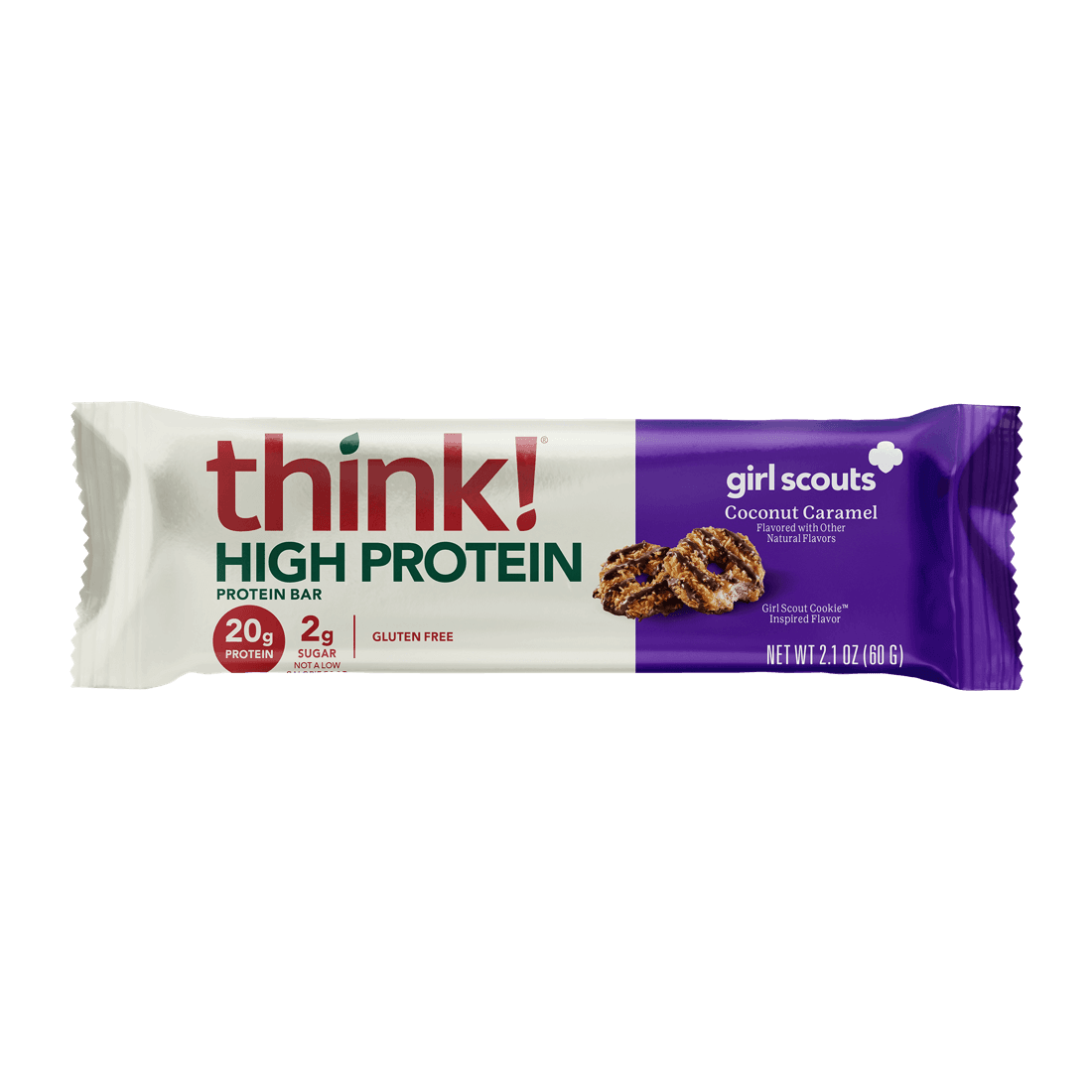 think! High Protein Bar — Girl Scout Coconut Caramel